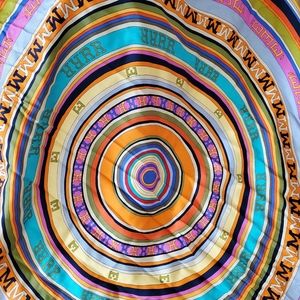 Hermes Tohu Bohu silk scarf